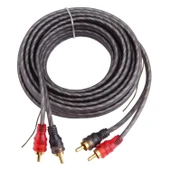 Oto Anfi Kablo 2RCA 2RCA Anfi Tetikli 5mt Rose RC-44-5 - 2