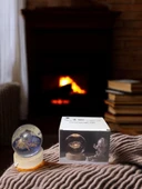 Ahşap altlıklı ışıklı küre - 2