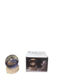 Ahşap altlıklı ışıklı küre - 4
