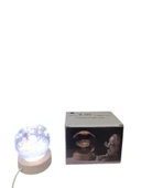 Ahşap altlıklı ışıklı küre - 5