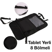 Coofbe 2 Adet Set Oxford Kumaş 8 Bölmeli Araç Koltuk Arkası Organizer Araç Telefon Tablet Eşya Tutucu Düzenleyici - 3