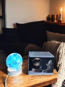 Ahşap altlıklı ışıklı küre thumbnail 1