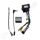 OTO TABLET ÇERÇEVE PEUGEOT 308 2008+ 9" SİYAH TAC-155 thumbnail 2