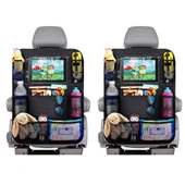 Coofbe 2 Adet Set Oxford Kumaş 8 Bölmeli Araç Koltuk Arkası Organizer Araç Telefon Tablet Eşya Tutucu Düzenleyici - 1