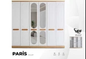 PARİS MDF 6 KAPILI DOLAP - 1