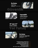 Ola Electrobold EB2 250 W Elektrikli Bisiklet thumbnail 9