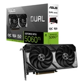 Asus Dual GeForce RTX 5060 Ti OC 16GB GDDR7 128Bit HDMI/DP Ekran Kartı thumbnail 1