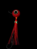 S.F. Melek Gözü Jig 150g Kırmızı UV - 0/3 No Paslanmaz İğne - Kırmızı Saçak - 2
