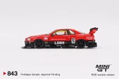 Mini GT Nissan LB-ER34 Super Silhouette SKYLINE Red/Black 843 thumbnail 3