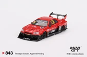 Mini GT Nissan LB-ER34 Super Silhouette SKYLINE Red/Black 843 thumbnail 1