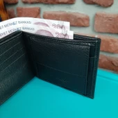 Hakiki Deri Erkek Bozuk Para Gözlü Siyah Cüzdan gvn-0119 - 2