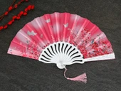 Beluga Yelpaze Şık Fuşya Erik Çiçeği Yelpaze 260044 - 3