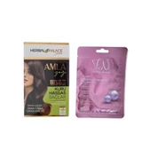 Herbal palace %100 saf amla yağı 30 ml & Collajen Kağıt Yüz maskesi ikili bakım seti - 1