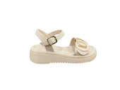 Ventes 581610Z Toka Detaylı 4 cm Topuk Boyu Günlük Kadın Sandalet - 5