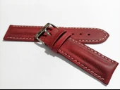 Fado Her Saate Uygun Bombeli  22  mm  Piramit modeli Hakiki Deri (217)  kırmızı thumbnail 1