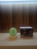 Ahşap altlıklı ışıklı küre thumbnail 7