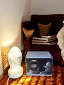 Ahşap altlıklı ışıklı küre thumbnail 1