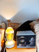 Ahşap altlıklı ışıklı küre thumbnail 2