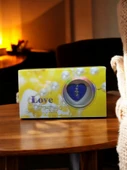 Love pearl istiridye içinde kutu açılımı inci kolye - 7