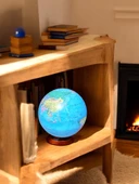 masaüstü 360 derece dönen ışıklı  dünya thumbnail 9