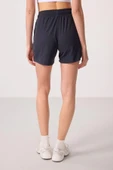 Tommy Life Rahat Form Kadın Şort Siyah 91014 - 6