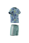 adidas Bebek  Turkuaz  Eşofman I DY LS T SET Turkuaz JD0379 - 10