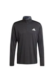 adidas Siyah Erkek   Sweatshirt CAMO 1/4 ZIP JE5695 - 1