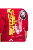 adidas Erkek  Kırmızı  T-shirt SUM NOVELTY T 1 JI7106 thumbnail 5