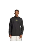 adidas Erkek  Siyah  Sweatshirt LS MOCK NECK Q1 JD5401 - 3