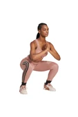 adidas Kadın  Pembe  Tayt OPT 3S 1/1 JI8764 - 4