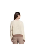 adidas Kadın  Beyaz  Sweatshirt KNITTED CREW JD0907 - 4