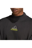 adidas Erkek  Siyah  Sweatshirt LS MOCK NECK Q1 JD5401 - 6