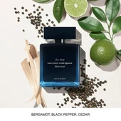 Narciso Rodriguez Bleu Noir For Him EDT Extreme 100 ml Erkek Parfüm thumbnail 5