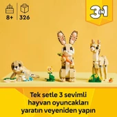 LEGO Creator 3’ü 1 Arada Sevimli Tavşan 31162-8 Yaş ve Üzeri Çocuklar için Lama ve Fok Figürüne Dönüşebilen Yaratıcı Oyu - 2
