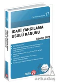 İdari Yargılama Usulü Kanunu - Ağustos 2024 - Kolektif - 1