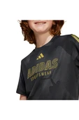 adidas Çocuk  Siyah  T-shirt J HOT COF TEE JI6183 - 6