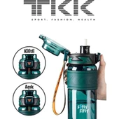 VagonLife TKK Pipetli Tritan Matara T-1019 600 ml Yeşil - 2