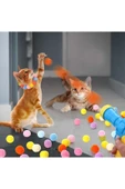 İnteraktif Kedi Oyun Tabancası - Peluş Toplarla Eğlenceli Oyun Zamanı + Ekstra Peluş Toplar - 4