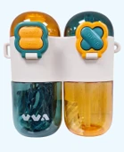Vagonlife 800 Ml Matara Suluk Yeşil- Turuncu 2 li - 1