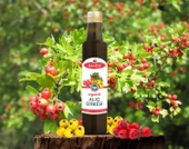 Organik Sertifikalı Alıç Sirkesi 500 Ml %100 Organik Cam Şişe - 1