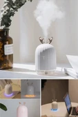 Geyik Boynuzlu Ultrasonik Oda Nemlendirici LED Işıklı Aroma Difüzörü - 1