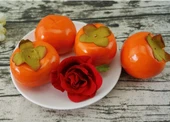Yapay Meyve Cennet Hurması Fruit Tropik Meyve 12*7cm 1adet - 5