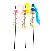 Catlife Tüylü Plastik Top Kedi Oltası 33 Cm - 1