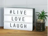 A5 Işıklı Harfli Dekoratif Led Pano Lightbox - 2