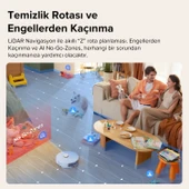 Roborock Vacuum Cleanner Q8 Max Robot Süpürge Beyaz thumbnail 5