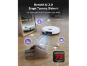 Roborock S8 Maxv Ultra Akıllı Robot Süpürge Beyaz thumbnail 6