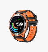 LinkTech S93 Premium Süper Amoled LT Watch Akıllı Saat (Turuncu) - 1