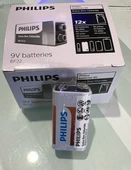 PHILIPS EXTRA ZINC CHLORIDE 6F22 9 VOLT PİL (12Lİ PAKET) - 1