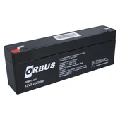 ORBUS 12 VOLT - 2.2 AMPER YATIK UZUN AKÜ (176 X 61 X 33 MM) - 1