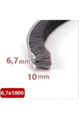 BABAWİCK  Cam Balkon, Sürgülü Kapı Kıl Fitili, Taban 6,7 Mm, Yükseklik 10 Mm, Uzunluk 10 Metre 67x1000 - 1